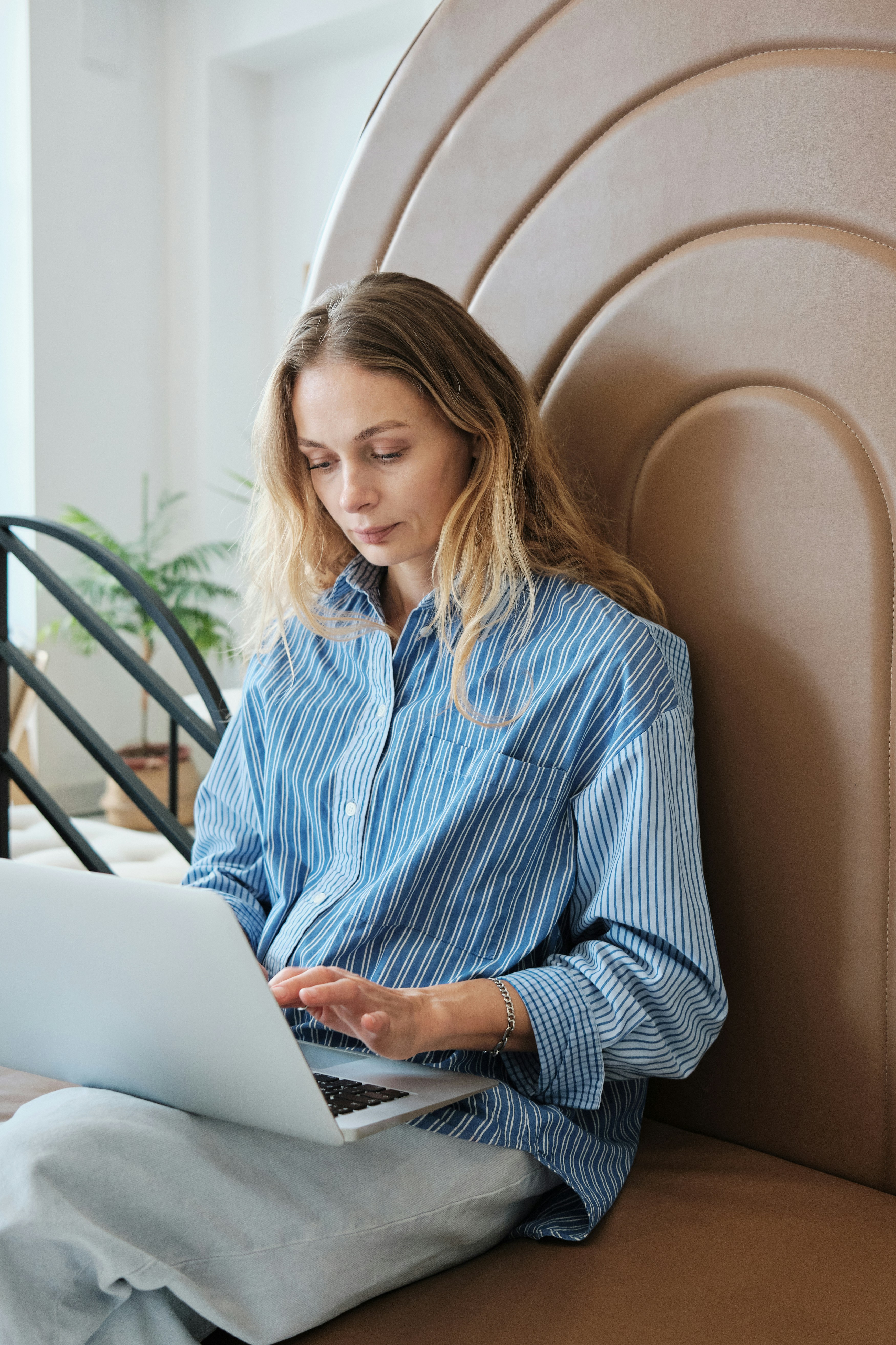 Woman reviewing her personalized health plan